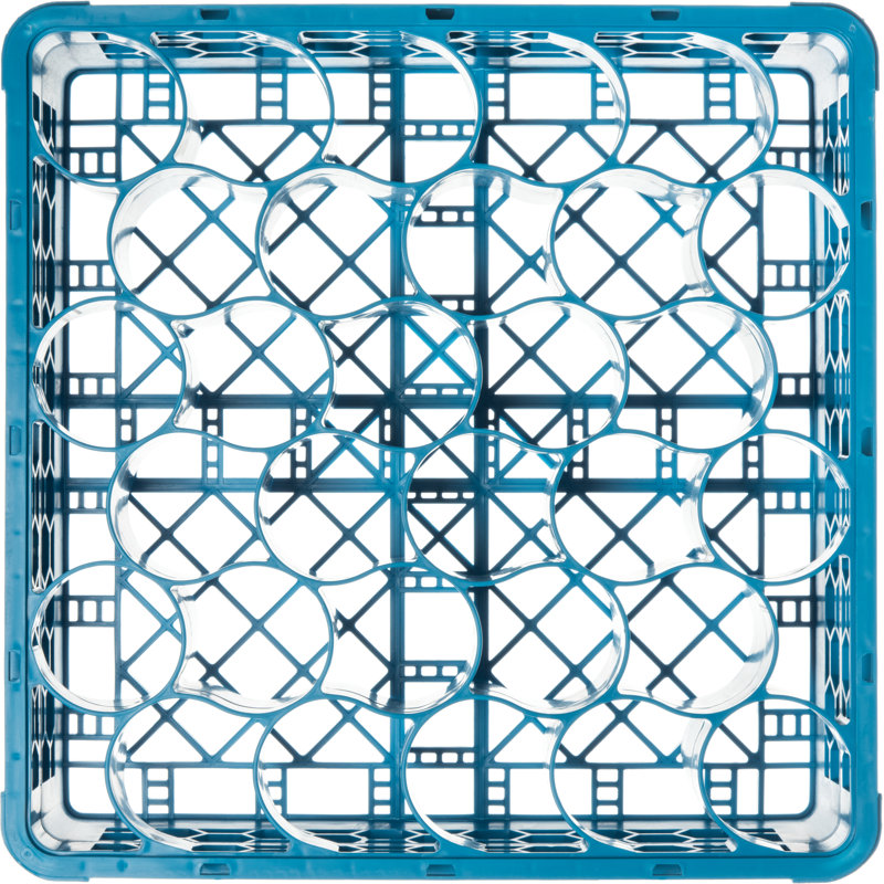 Porte-verre à 30 compartiments avec rallonge intégrée newave™ OptiClean™