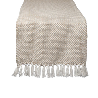 Chrystian Solid Color 100% Cotton Table Runner