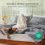 Ensembles d'édredon pour grand lit - 3 pièces de literie en molleton gris moelleux à double face, esthétique rayée confortable pour les chambres modernes et d'invités, décoration intérieure de luxe toutes saisons-100517524-100517525