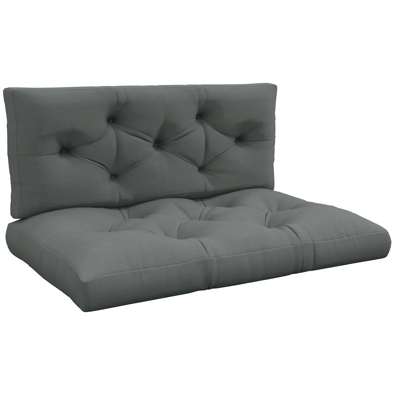 Garden Seat/Back Cushion, Grey