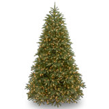 Jersey Fraser 7.5' Green Fir Artificial Christmas Tree with 1000 Warm White LED Lights Includes Stand