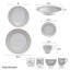Mikasa Parchment 40-Piece Porcelain Dinnerware Set, Service for 8