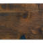 Table de chevet à 2 tiroirs avec table de chevet en bois d'hévéa massif, finition brunie, rustique classique