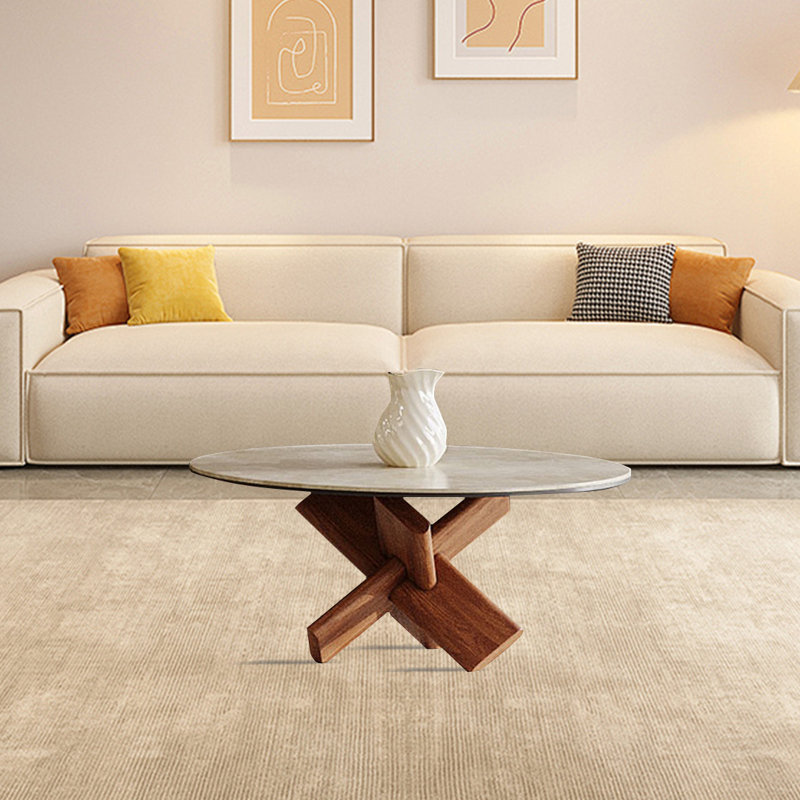 Table basse moderne et simple, H 14,96 po x L 35,04 po x l 35,04 po