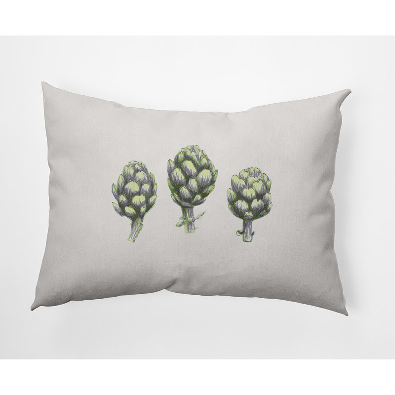 Coussin lombaire artichaut, Gris