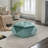 Elegant Velvet Polygon Diamond Tufted Storage Ottoman, Multi-Functional Footrest And Seating Solution For Home, Comfortable And Practical Storage For Living Room And Bedroom-580634054