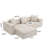 Nonantum Boneless L-Shaped Upholstered Sectional Sofa with Ottoman & Cushions-114312661