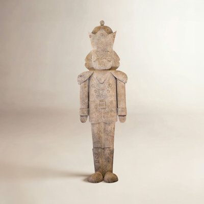 RUSTIC METAL CHRISTMAS NUTCRACKER