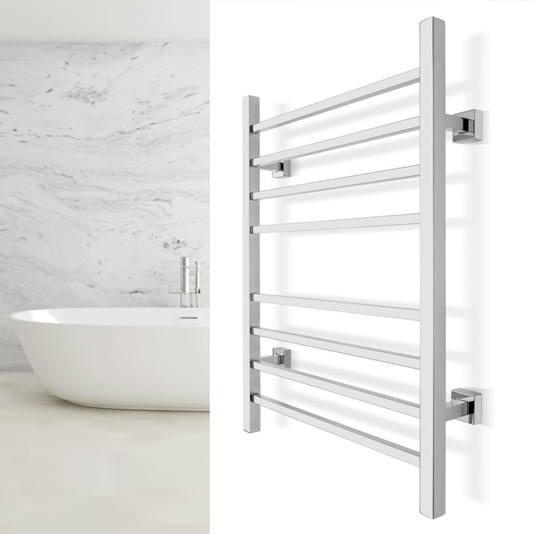 WarmlyYours Straight Towel Rail Electric Towel Warmer | Wayfair