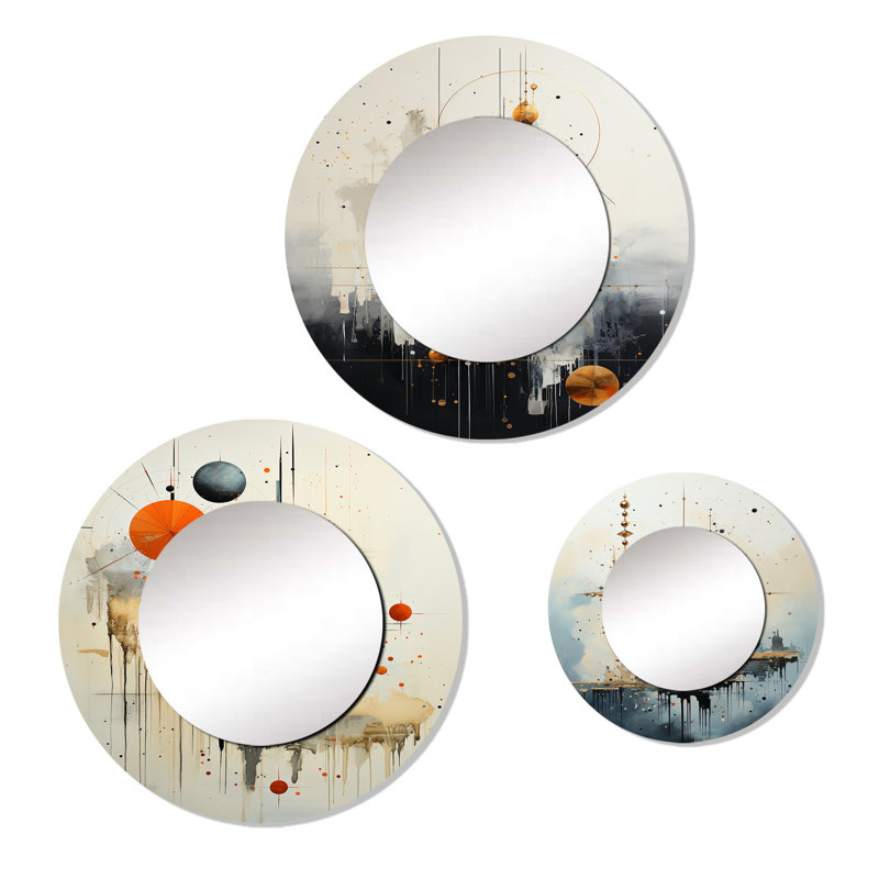Devar Metal Round Mirror