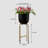 Mitzi Metal Pot Planter with Navy Blue Enamel and Gold Frame – Indoor Plant Pot Christmas Decor-700321094-700321095