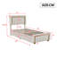 UK & EU Velvet Ottoman Bed with Fluted Gold-Trim Headboard, Luxury Gas-Lift Storage Bed, Beige/Black-1968579370-2049530070