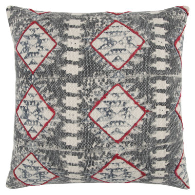 Geometric Cotton Throw Pillow
