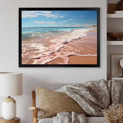 «Scenic Landscape Coastal Serenity II», reproduction d'art sur toile