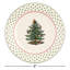 Spode Christmas Tree Polka Dot Dessert Plates