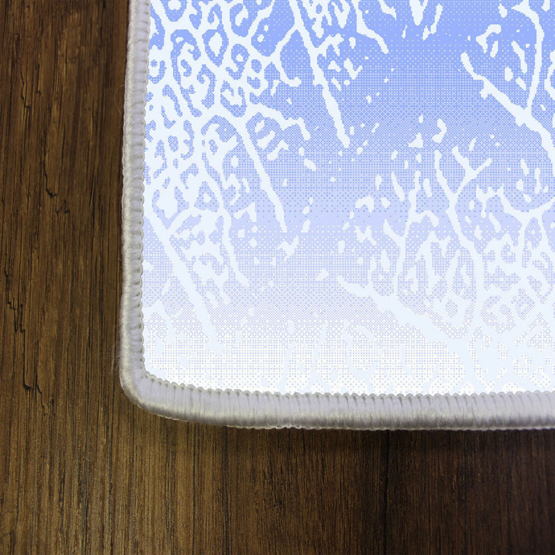 Tapis de couloir élégant (3,3 x 6,6 pi), 100% polyester, d'une hauteur de poils de 0,3 po | Antibactérien, PVC antidérapant dessous | Impression numérique 3D, lavable à la machine | Parfait pour les vestibules et les espaces de vie, durable et facile d'entretien