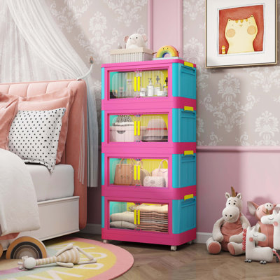 20" Side Wide Folding Storage Cabinet