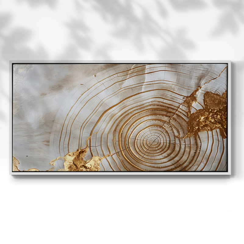 Série abstraite-CC XXVII- Toile tendue avec châssis tendue, prête à être accrochée, H 21 po x l 41 po, Blanc