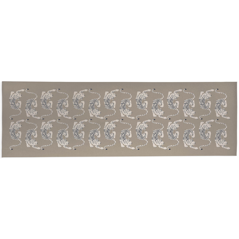 Tapis d'extérieur Hey Tiger, Tapis de couloir 2 pi 6 po x 8 pi