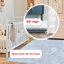 Tapis de couloir à poils longs lavable en machine Loni-24444258