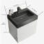 Meuble-lavabo de salle de bain avec lavabo, grand meuble-lavabo flottant mural, salle de bain moderne, base de lavabo intégrée sans drainage et robinet, pré-assemblé-1492021165-1492021155-1492021162