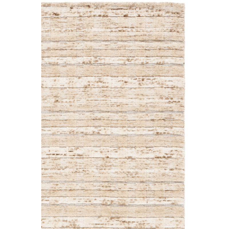 Tapis beige Element 501, Tapis de couloir 2 pi 3 po x 9 pi