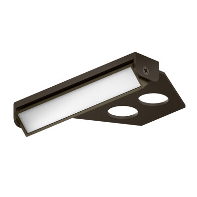 Bravo Matte Bronze Low Voltage Integrated LED Metal Step Light