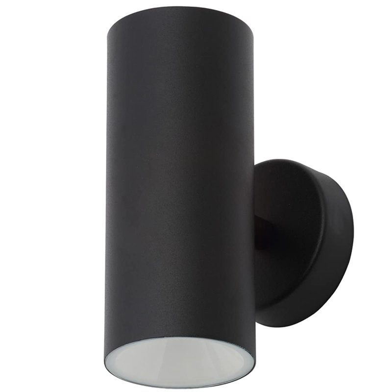 Mullaney Integrated LED Outdoor Sconce, Black