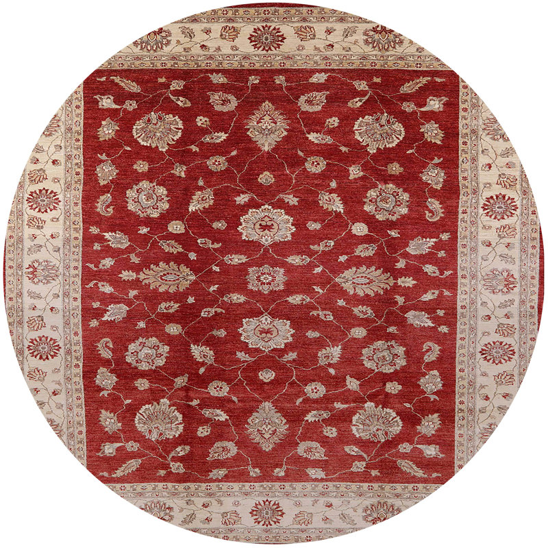 Ciara-Lee Oriental Indoor Rug, Round 7'
