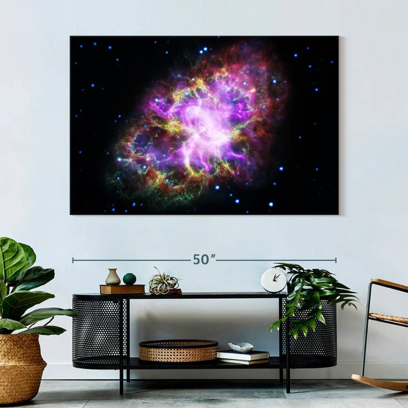Oberle Sparkling Crab Nebula, 34" H x 51" W