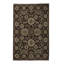 Wool Oriental Area Rug in Black/Beige