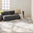 Machine Made Power Loomed Polyester Area Rug in Beige-87055215