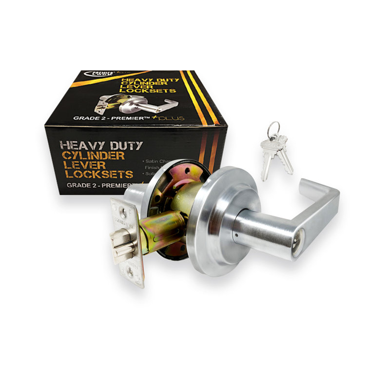 Heavy-Duty Keyed Entry Door Lever, 10