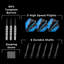 Fléchette à pointe en acier bulletz Fat Cat