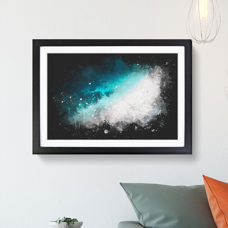 Cocoa Island Beach - Framed Print, Black Framed, 62cm H x 87cm W x 2cm D