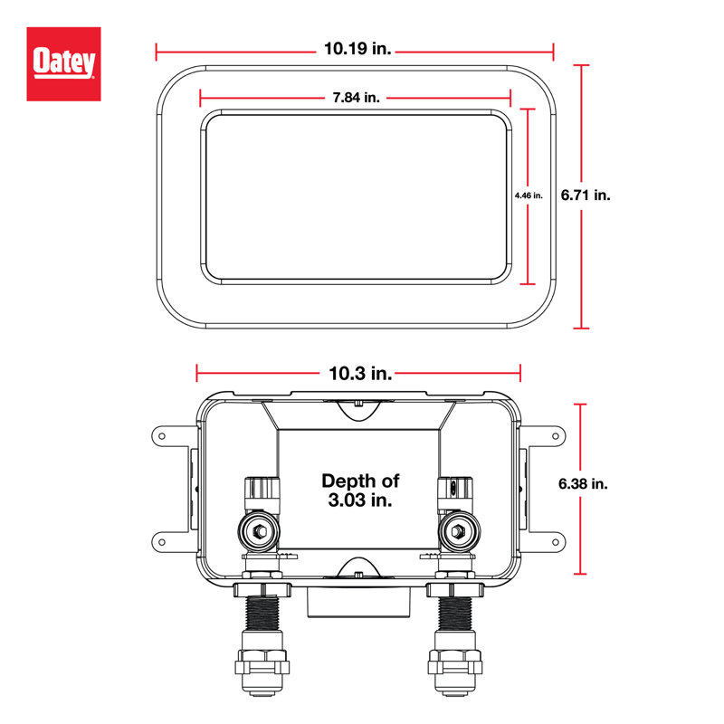 Oatey Universal Washing Machine / Dryer Installation Kit