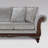 Carved Wood Frame Sofa