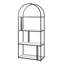 Zebulon 173cm H x 76.2cm W Steel Etagere Bookcase-1083938374