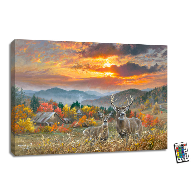 November Light 18x24 Fully Illuminated ColorChange LED Print