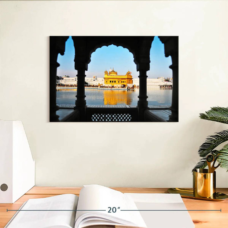 Ravi Sikh Golden Temple, 8" H x 12" W