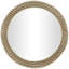 Miroir mural en métal avec détails perlés-72058591