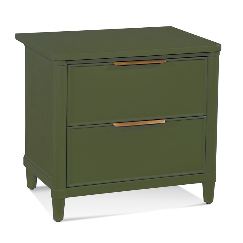 Table de chevet en bois massif Clair, Saule