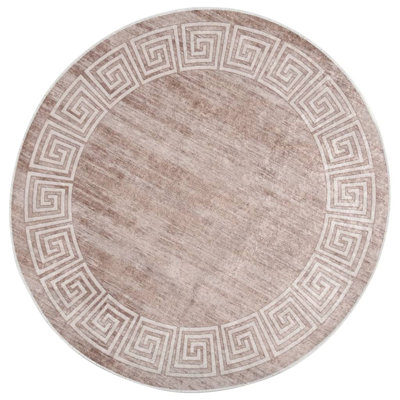 Round Grinstead Southwestern 120cm X 120cm Area Rug