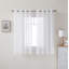 Panneau de rideau simple diaphane avec œillets Meldrum-951268493