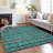 Juli Moroccan Polyester Machine Woven Rug with Non-Slip Backing -1524747972