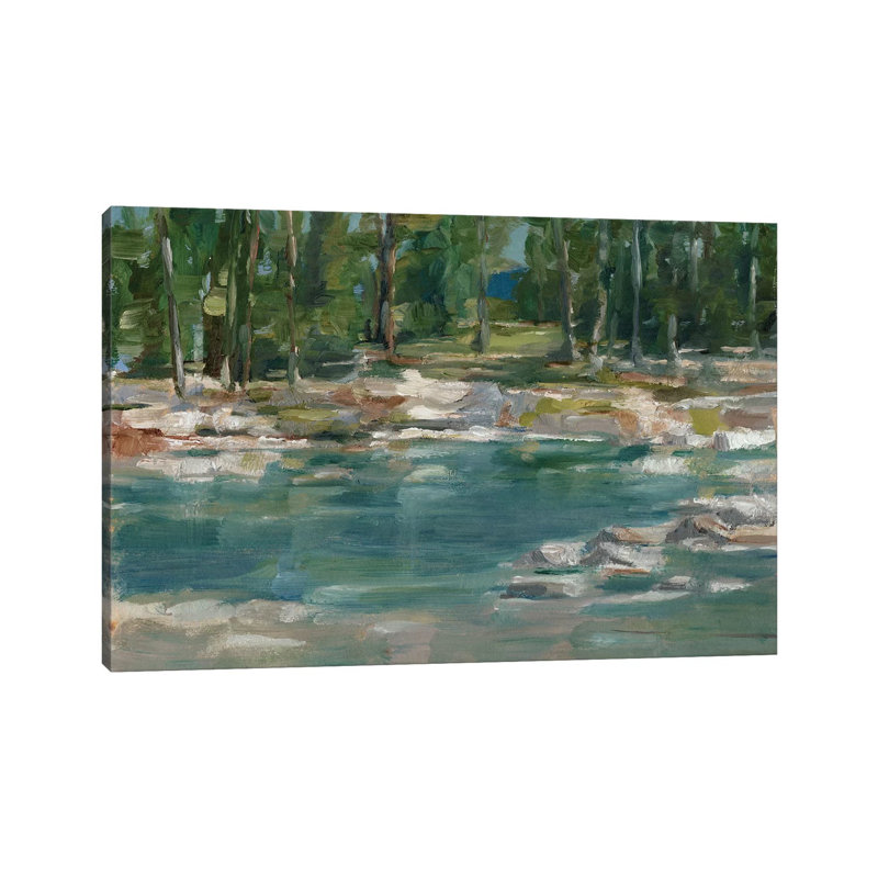 Northwestern Lake I by Ethan Harper - Wrapped Canvas Painting, 66.04 cm H x 45.72 cm W x 3.175 cm D
