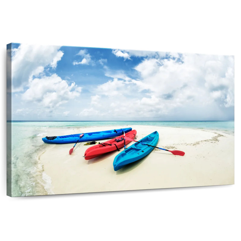 Sireci Kayaks On A Sandbar