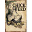 Chicken Chick Feed - Wrapped Canvas Print-640287615