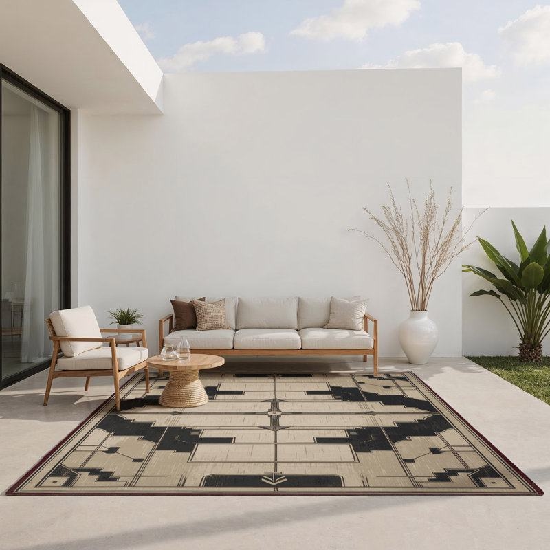 Tapis intérieur et extérieur Empire's Embrace, Rectangle 9 pi x 12 pi