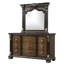 Commode 9 tiroirs avec miroir Gittel-548957263